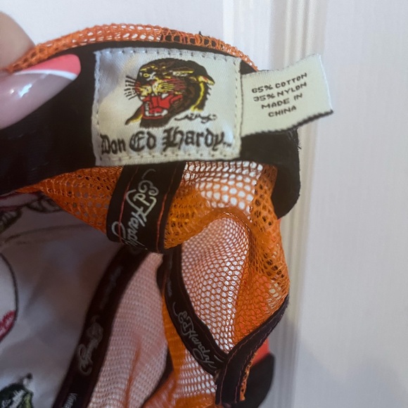 Ed Hardy Vintage Y2K Trucker Hat RARE - Picture 4 of 7